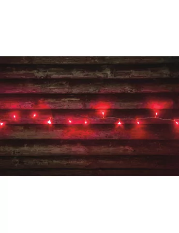 Valoketju 80-LEDIN, Punainen, Finnlumor