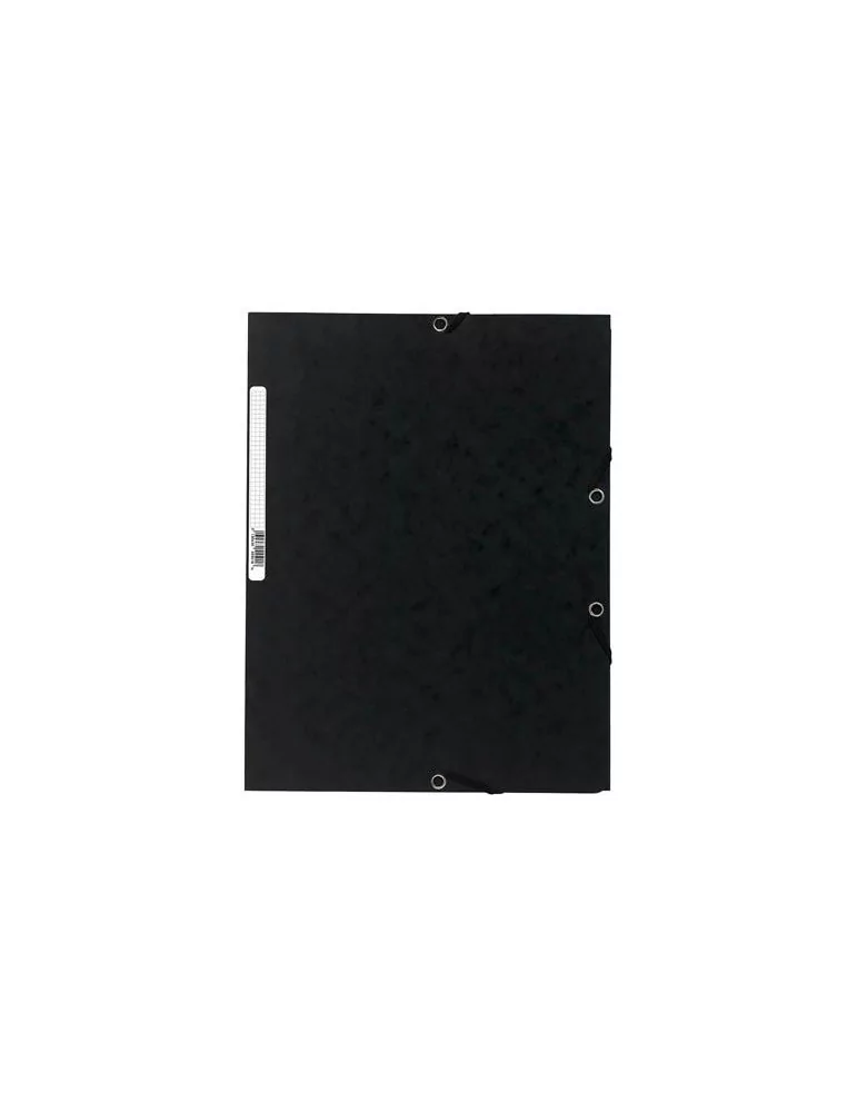 Kulmalukkokansio musta