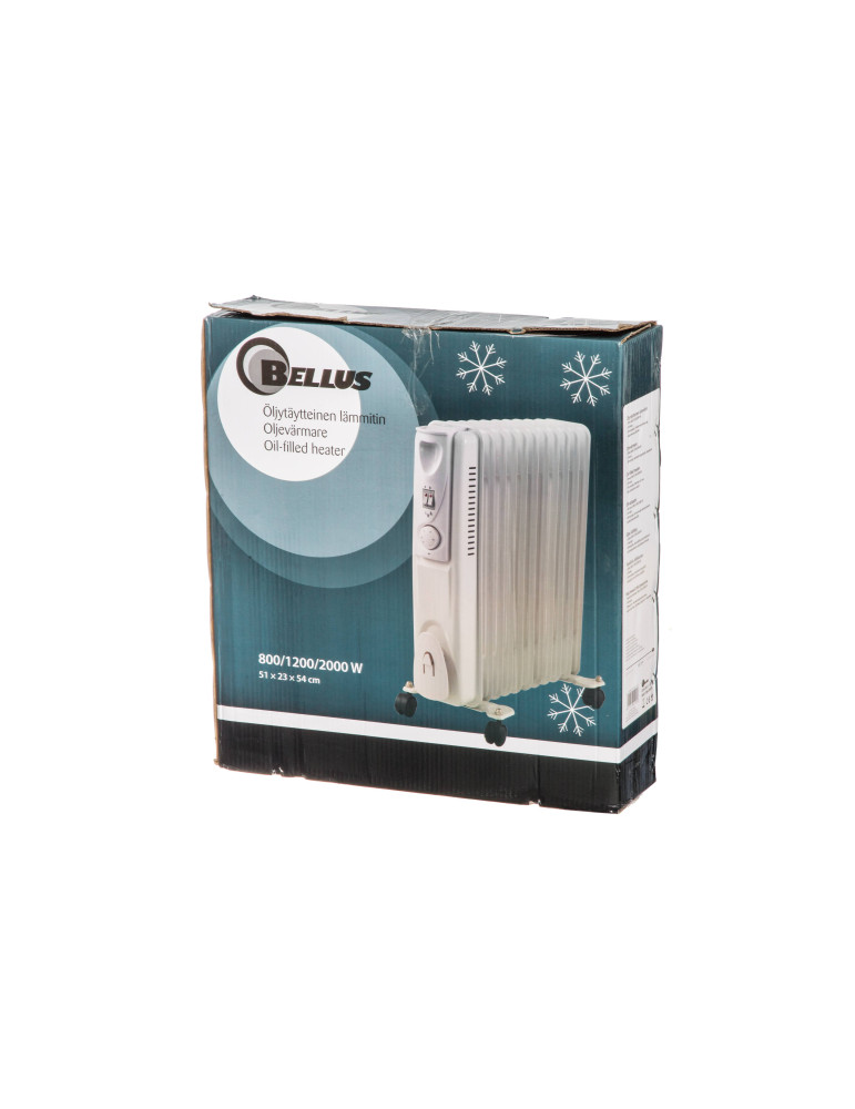 Öljytäytteinen lämmitin 2000 W Bellus