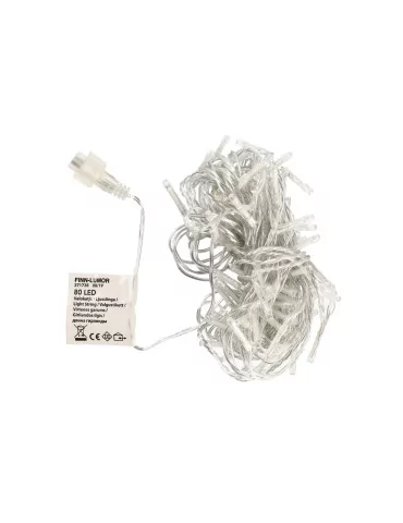 Valoketju 80-ledin lämmin valkoinen Finnlumor 2