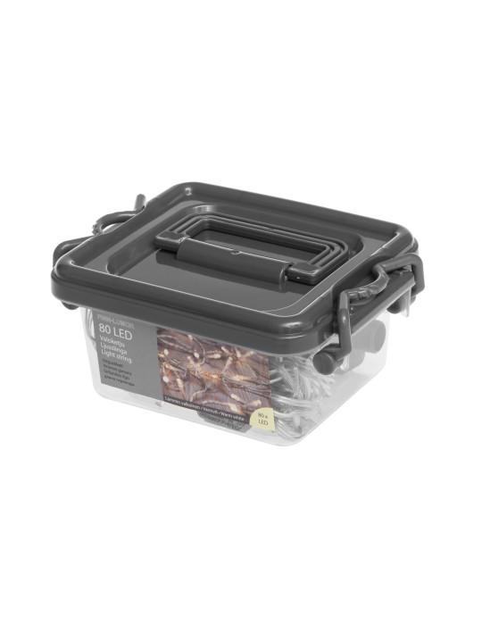 Valoketju 80-ledin lämmin valkoinen Finnlumor