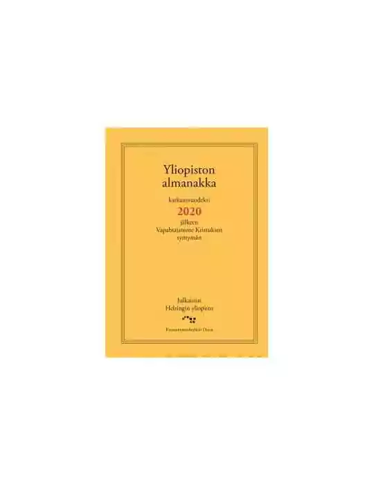 Yliopiston almanakka 2020 pieni