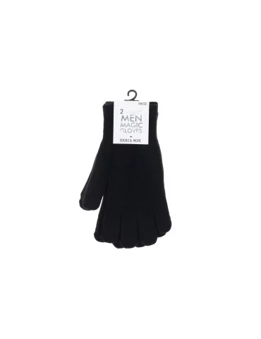 Magic käsineet miesten 2-paria musta