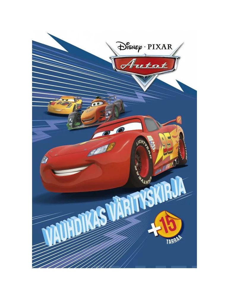 Disney Autot Vauhdikas värityskirja