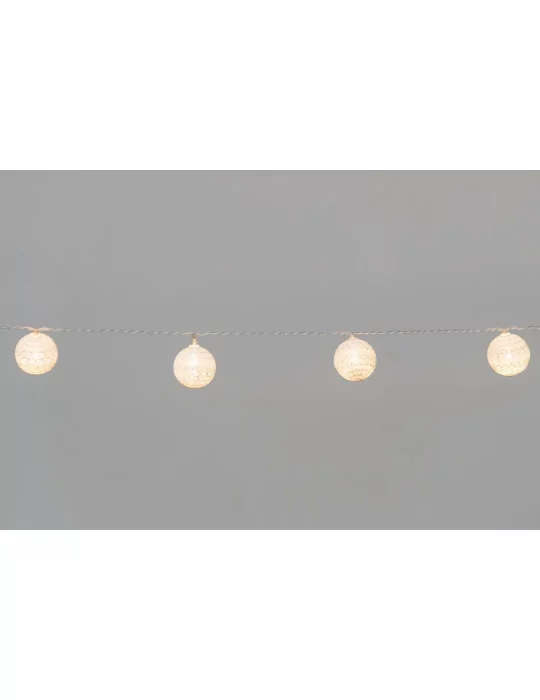 Kuusenvalopallot 16 kpl hopea Finnlumor