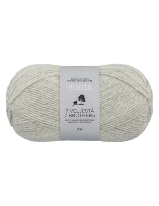 7 Veljestä 100g 047 jäkälä Novita