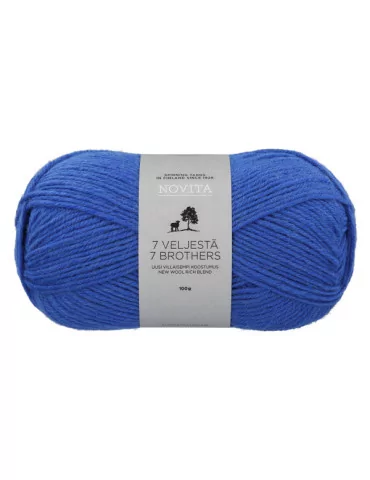 7 Veljestä 100g 136 lobelia Novita