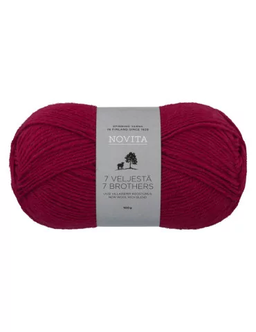 7 Veljestä 100g 587 karpalo Novita