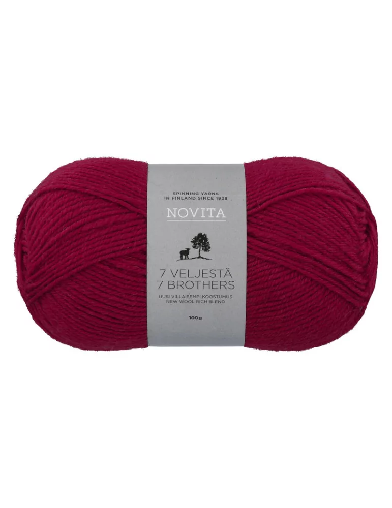 7 Veljestä 100g 587 karpalo Novita