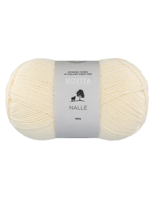 Nalle 100 g luonnonvalkoinen 010