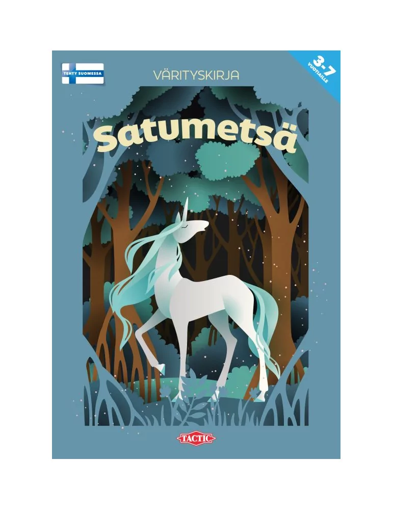 Satumetsä värityskirja